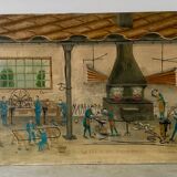 Grande toile ancienne