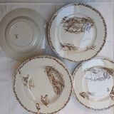 Assiettes creuses terre de fer