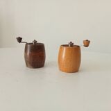 Vintage Marlux pepper mill pair for decoration.