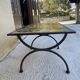 Jean Lurçat at Saint-Vincent Coffee table in wrought iron 1950