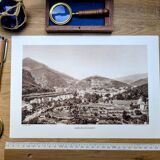 Amélie-les-Bains, vintage, photo print from 1935.