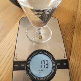 6 crystal water glasses