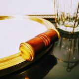 Art deco mirror tray