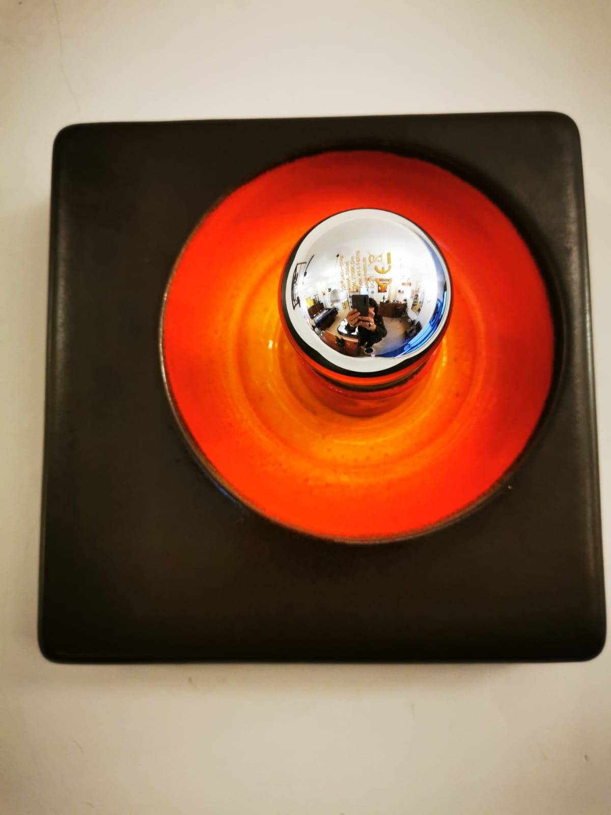 Pair of Space age ceramic wall lights from the 60s/70s