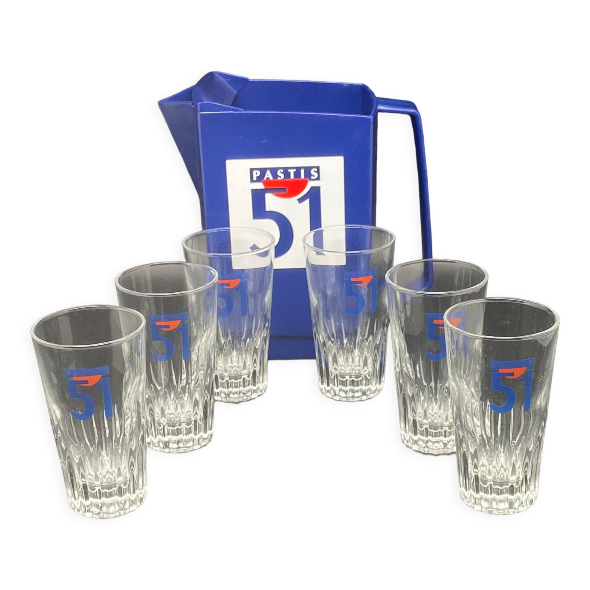 Glass pastis set 51