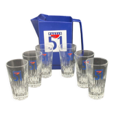Glass pastis set 51