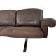 Vintage De Sede DS-31 three-seater sofa – brown leather design classic