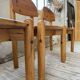 4 chaises en pin Daumiller