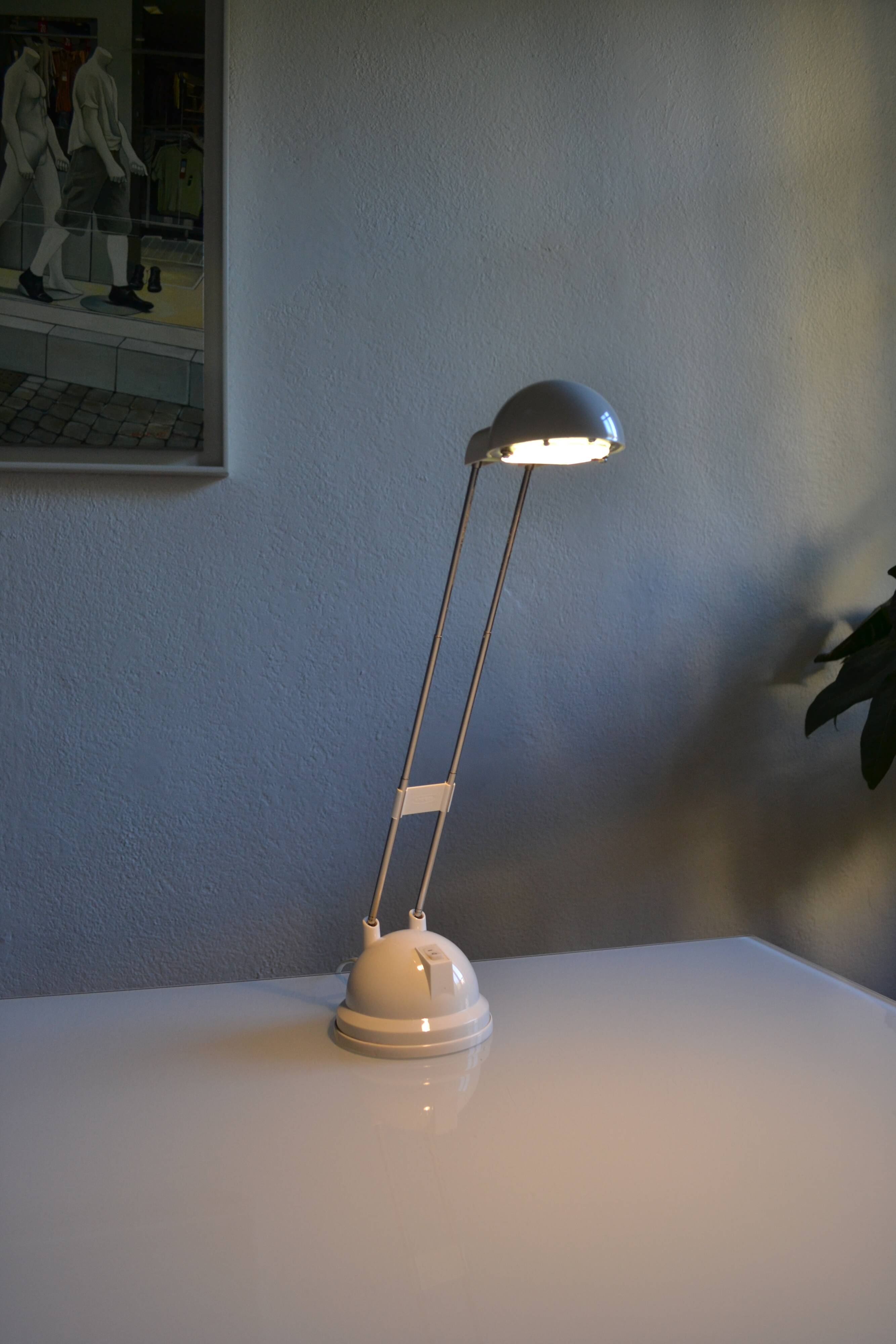 Lampe vintage 1990 Ikéa Espressivo blanc ** Neuve de stock **