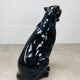 Black panther in ceramic floor 76 cm