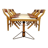Marc Held Design 80 dining table and 6 chairs set