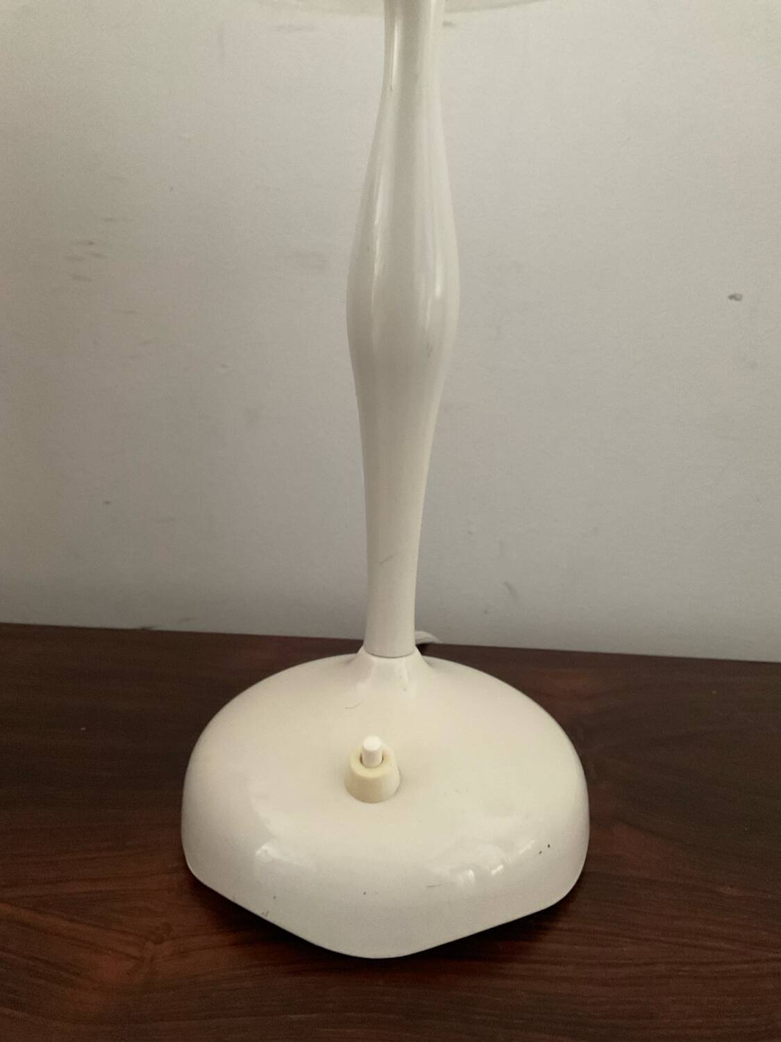 Vintage IKEA lamp in frosted glass and metal