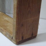 Ancient wood and steel screen