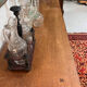 Ancienne console d’atelier en chêne
