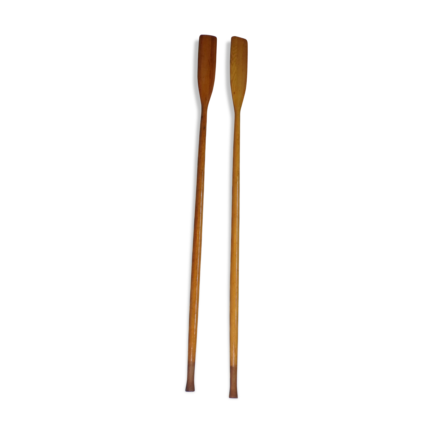 Old pair of paddle wooden 2.25 m