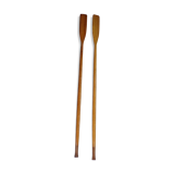 Old pair of paddle wooden 2.25 m