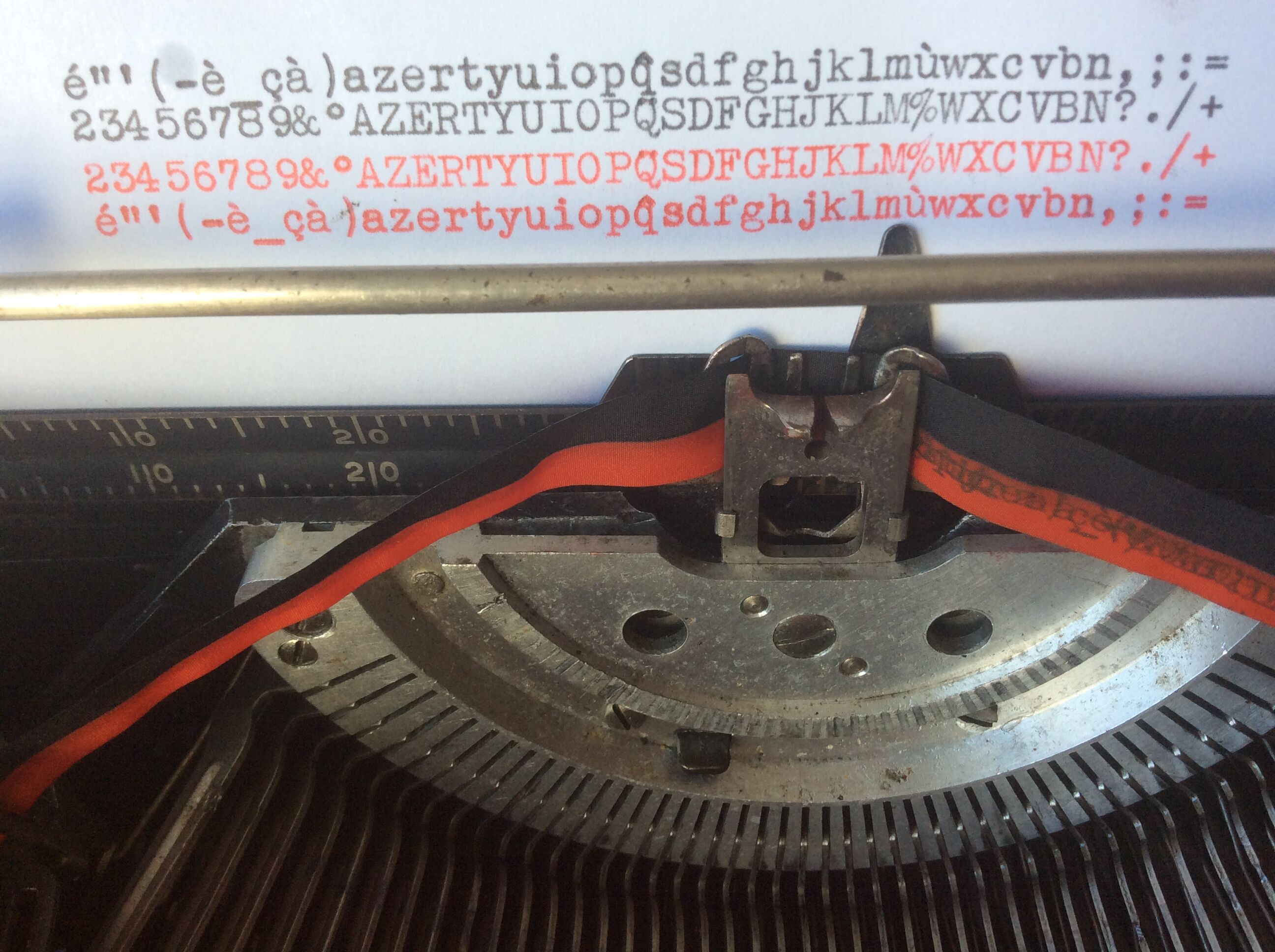 Old typewriter