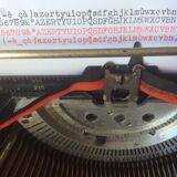Old typewriter