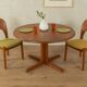 Table à manger des années 1960, CJ Rosengaarden