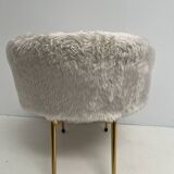Vintage 1960 moumoute armchair chair