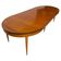 Extendable Biedermeier table in cherry wood, South Germany, 1880