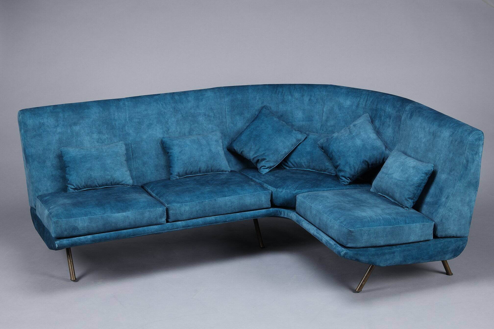 Corner sofa by marco zanuso (1916-2001) published by arflex