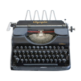 Old typewriter olympia Progress 40s