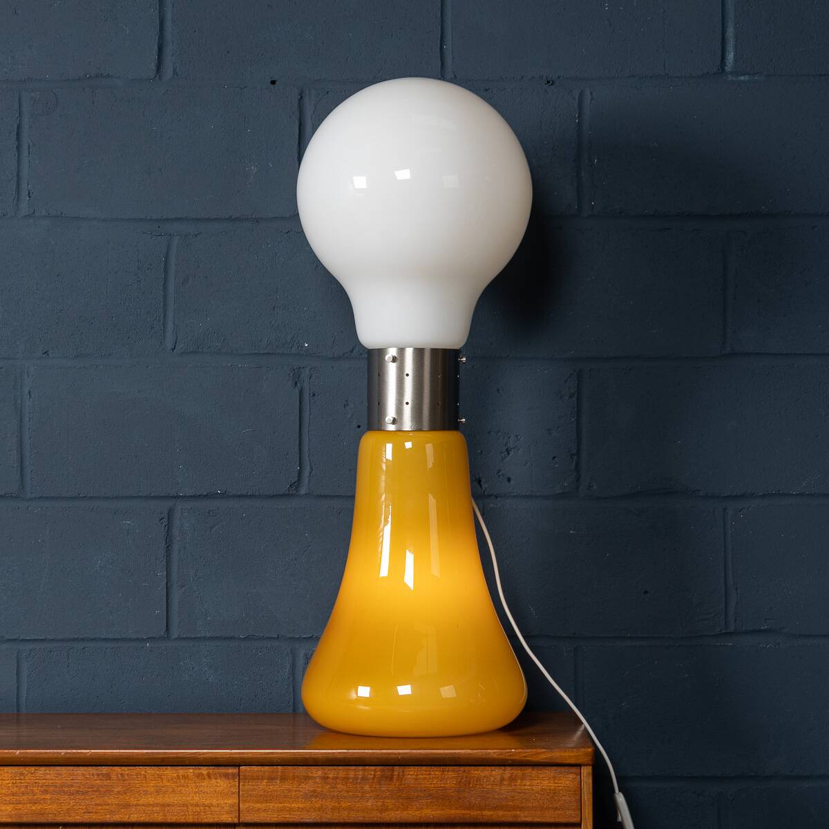 CONTEMPORARY 21stC ITALIAN BIRILLO TABLE / FLOOR LAMP OF RECENT PRODUCTION