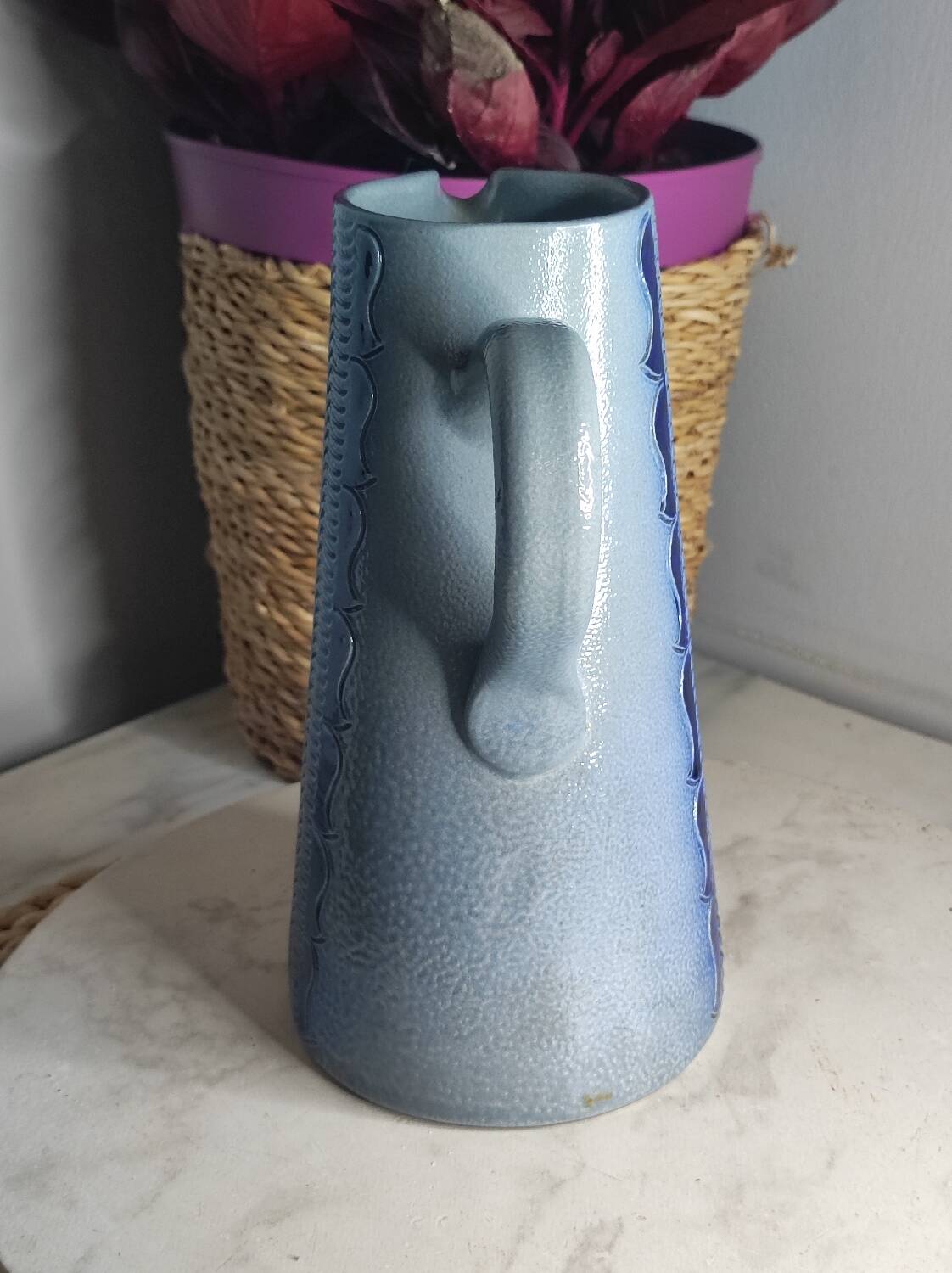 Pichet en grès au sel, années 50