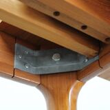 1960s Solid Teak Extendable Dining Table by Glostrup Mobelfabrik, Denmark