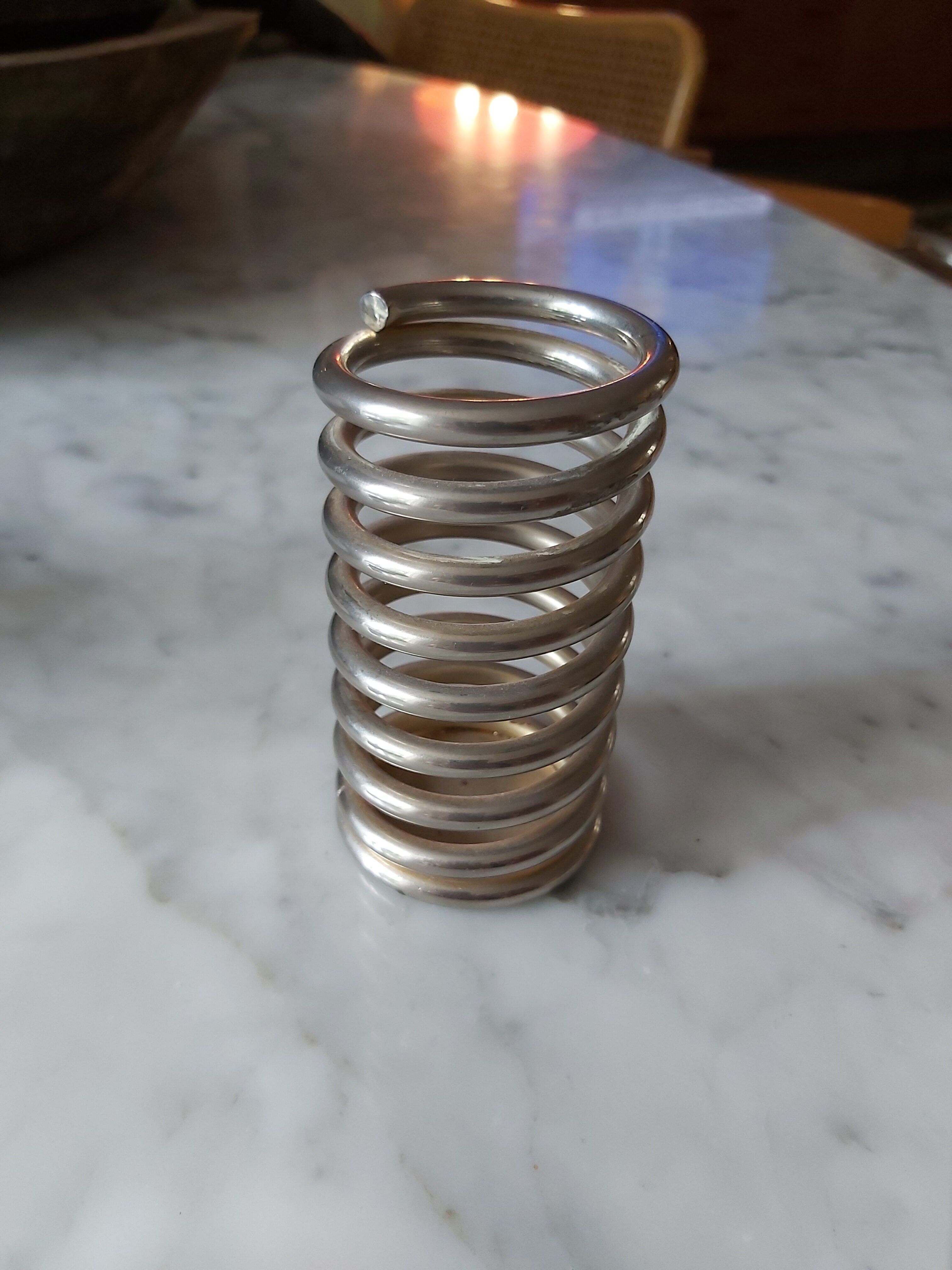 Spring pencil holder by Yonel Lebovici for Distrimex 1969