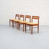 Set of 4 Dining Chairs by by H.W. Klein for Bramin 1960s