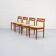 Set of 4 Dining Chairs by by H.W. Klein for Bramin 1960s