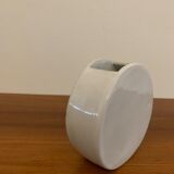 Vase céramique émail blanc
