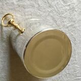 Silver metal ice bucket