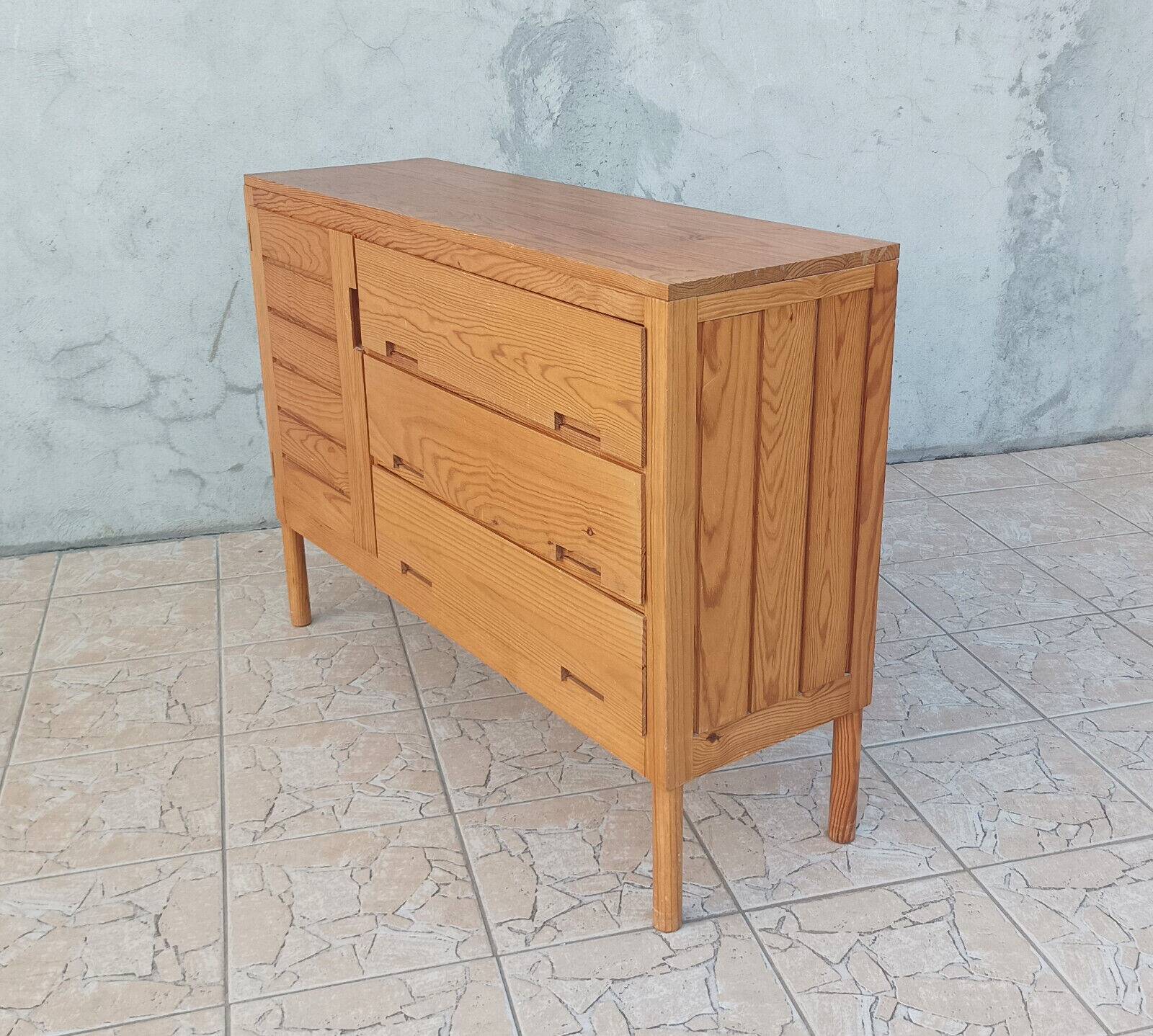 Commode Pierre Gautier-Delaye Weekend in pine 1960