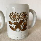 Pair of vintage beer mugs