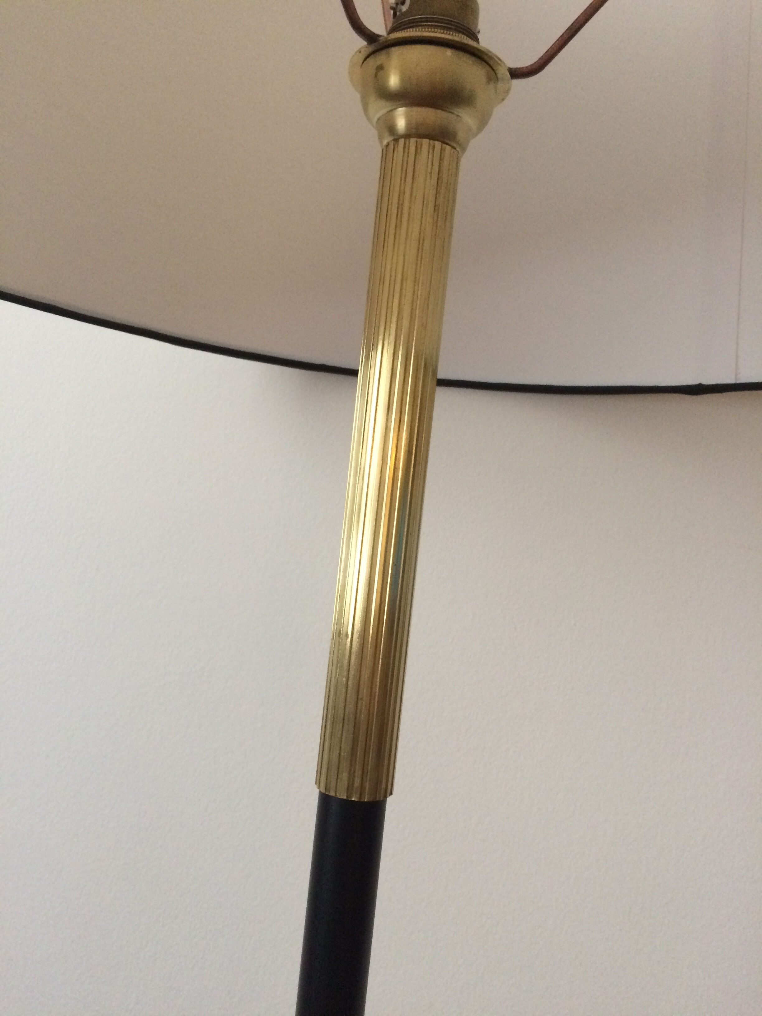 Floor lamp tripod tablet magazine rack 60 years