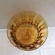 Ancient vase on foot orange glass