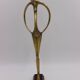 bronze sculpture brutalist modernist modern art mid century old