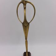 bronze sculpture brutalist modernist modern art mid century old