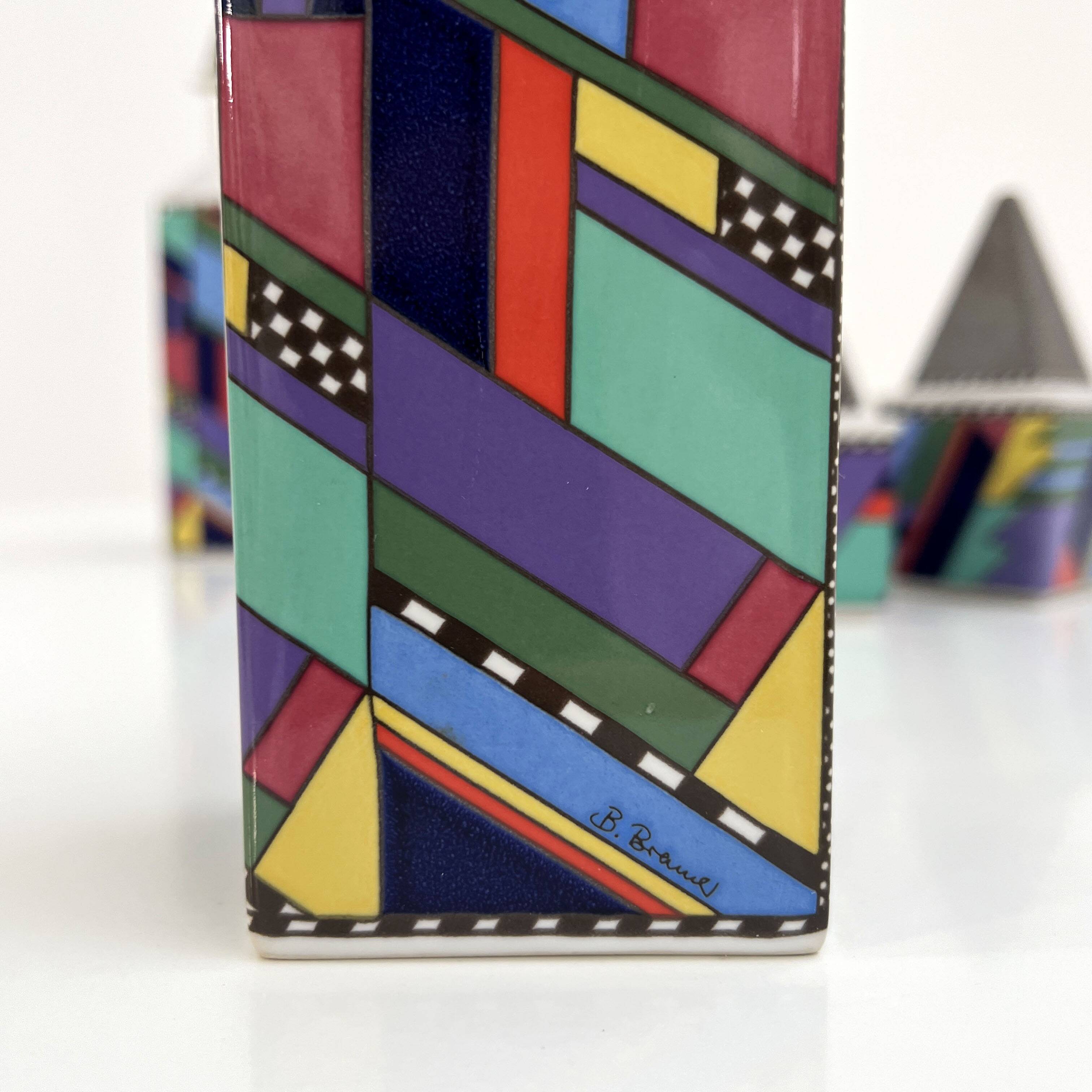 Set Oil/Vinegar Salt/Pepper Metropol by Barbara Brenner for Rosenthal, 90