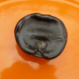 Orange casserole Le Creuset 50s