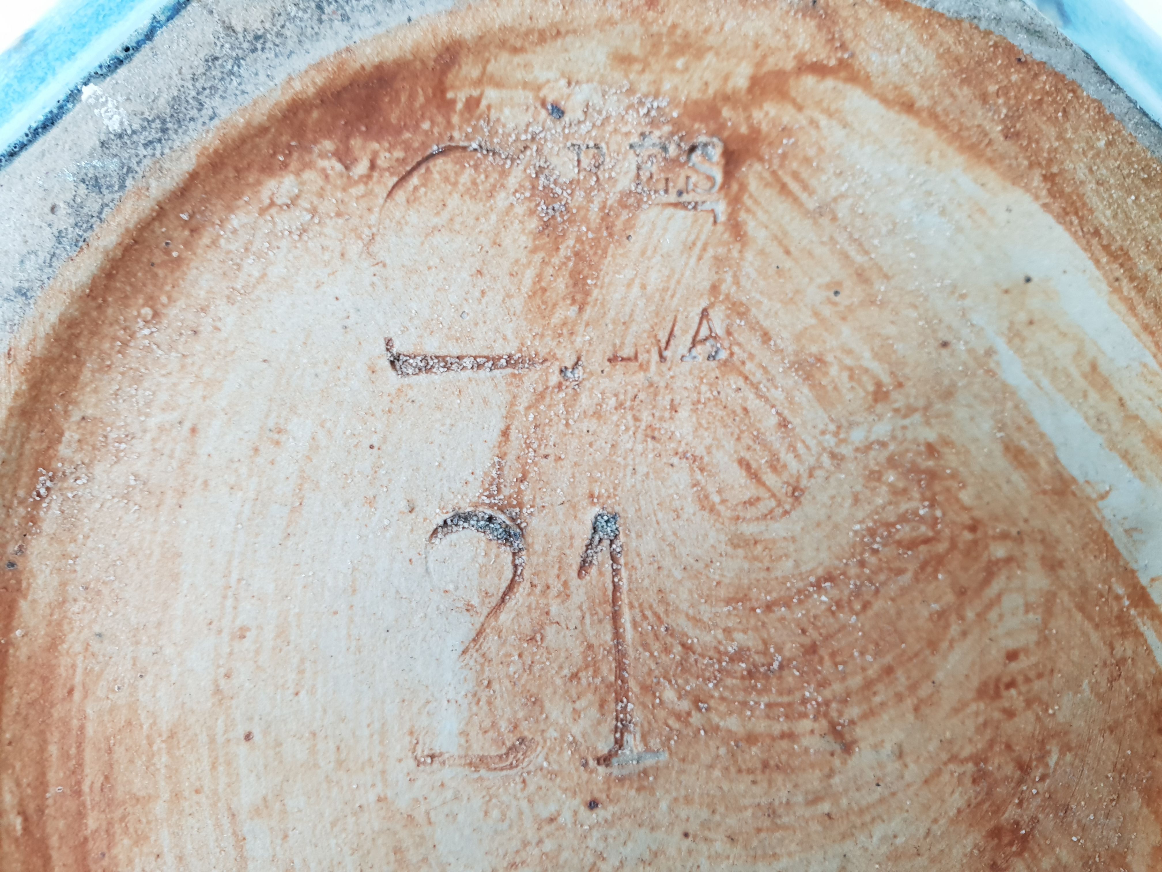 Pair of vintage sandstone vases