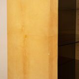 Parchment cabinet by Aldo Tura for Tura Milano