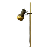 Vintage brass floor lamp with adjustable spot
