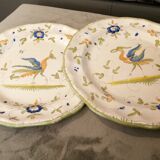 Lot deux assiettes