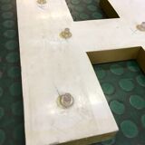 Golden sign letter h