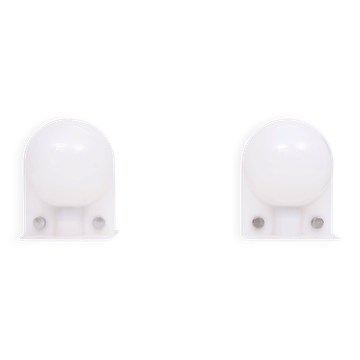 Harvey Guzzini Sirio Space Ace Acrylic Table Lamps 1970s Italy