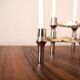 Set of three Nagel candlesticks from the 70s